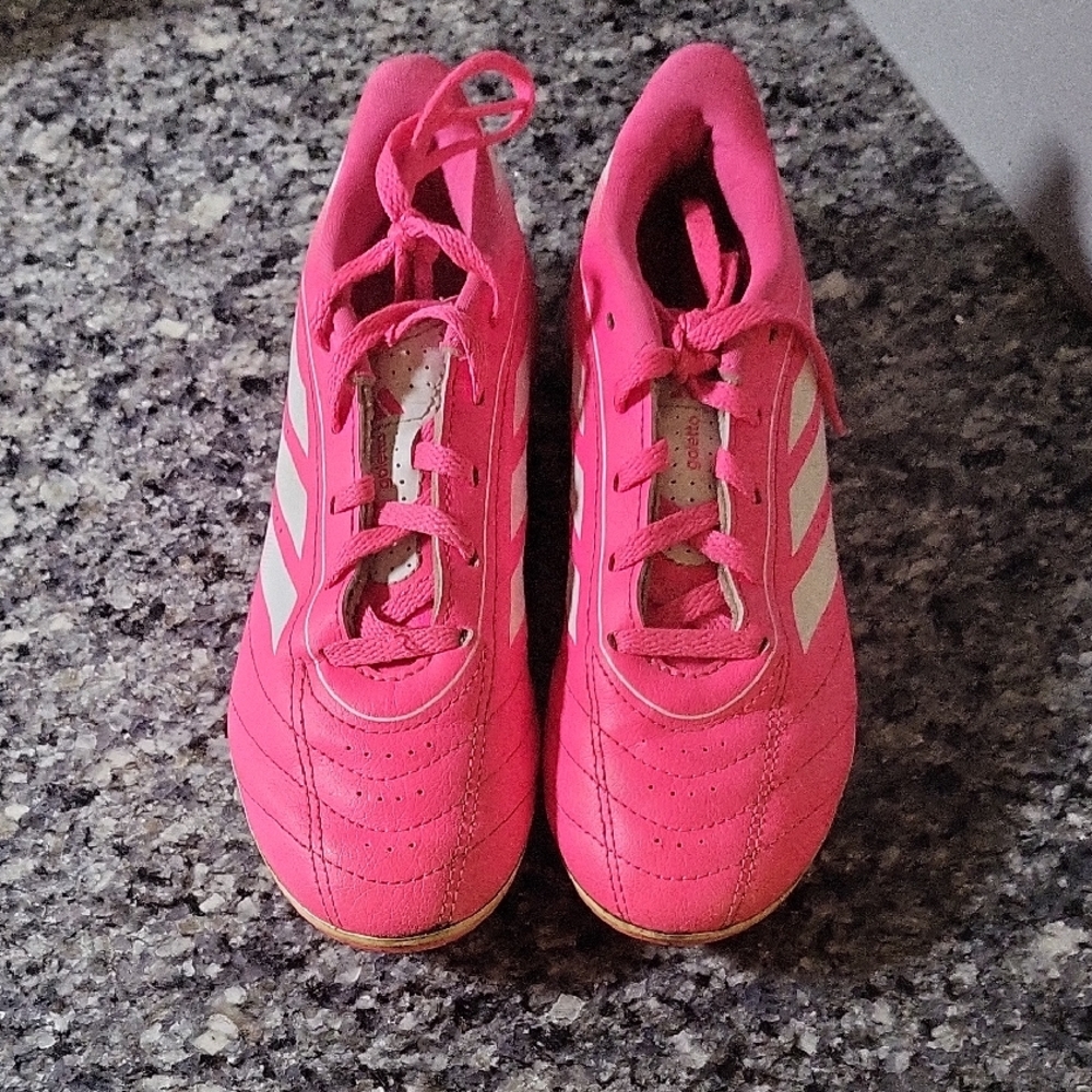 Adidas Kids Bright Pink Sneakers